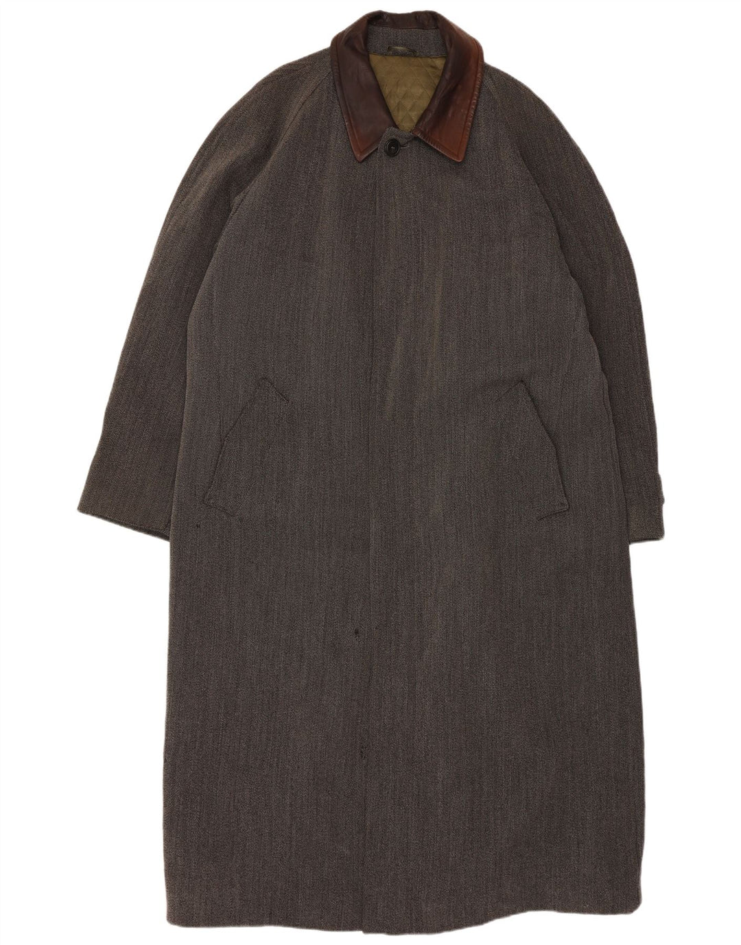 Płaszcz męski HUGO BOSS UK 42 XL, szara wełna