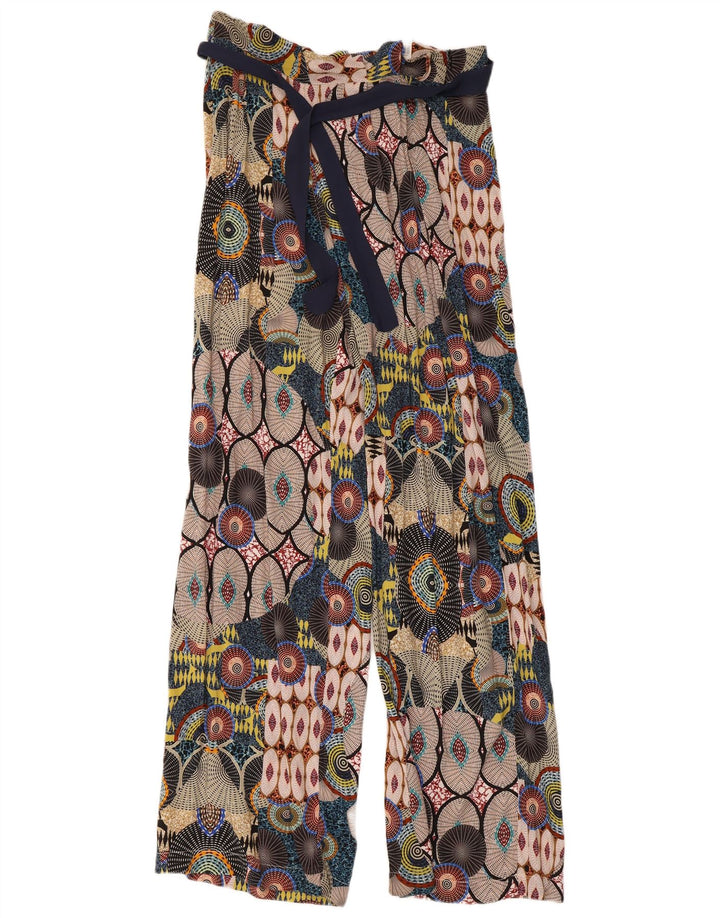 Damskie spodnie haremowe Desigual z abstrakcyjnym wzorem EU 40 Medium W30 L31 Multic
