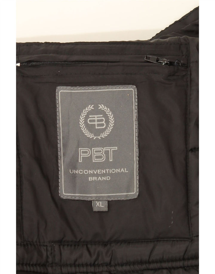 POLBOT Mens Padded Jacket UK 42 XL Black Polyamide Vintage Polbot and Second-Hand Polbot from Messina Hembry 