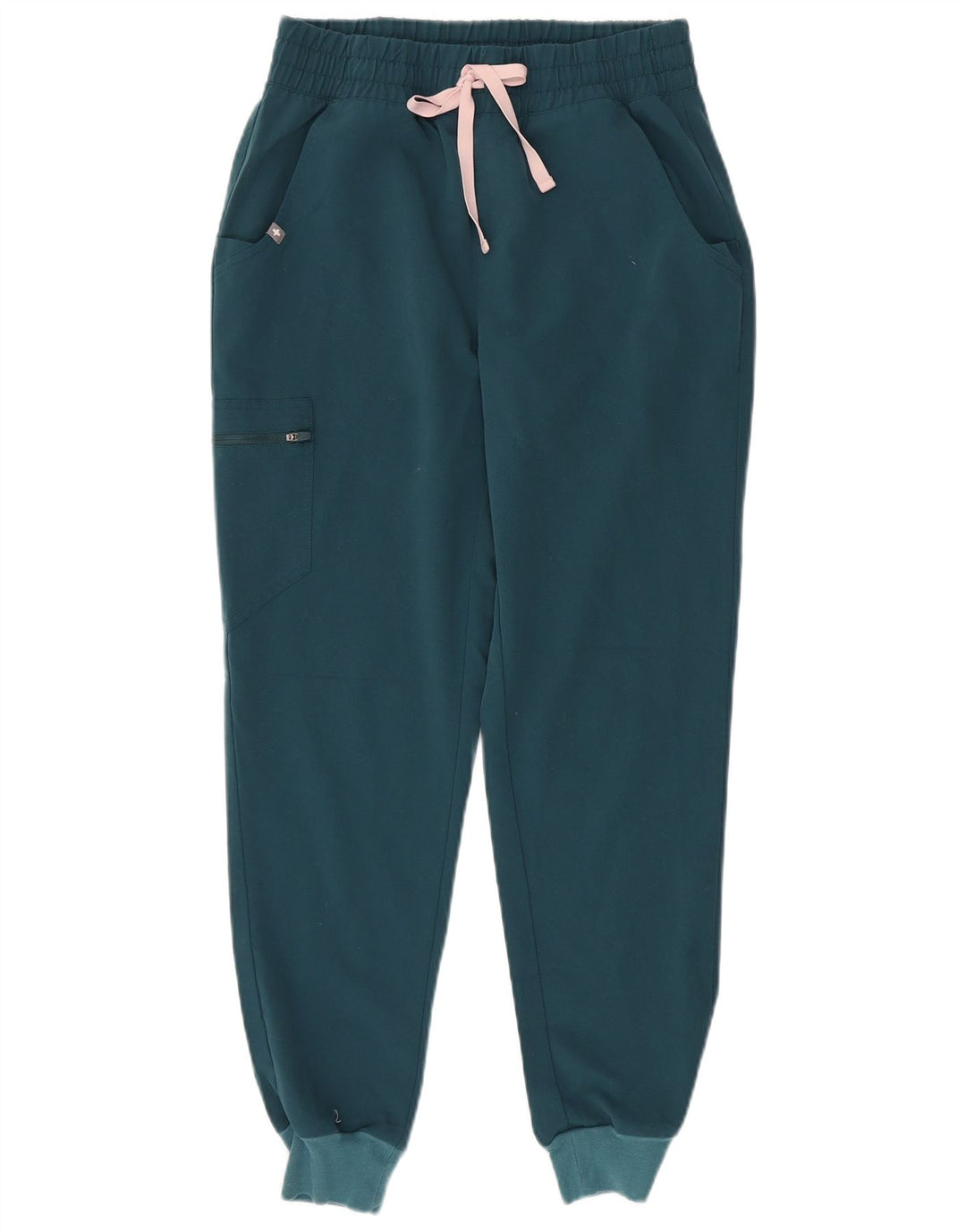Damskie spodnie dresowe FIGS Cargo Joggers UK 10 Small Green Poliester
