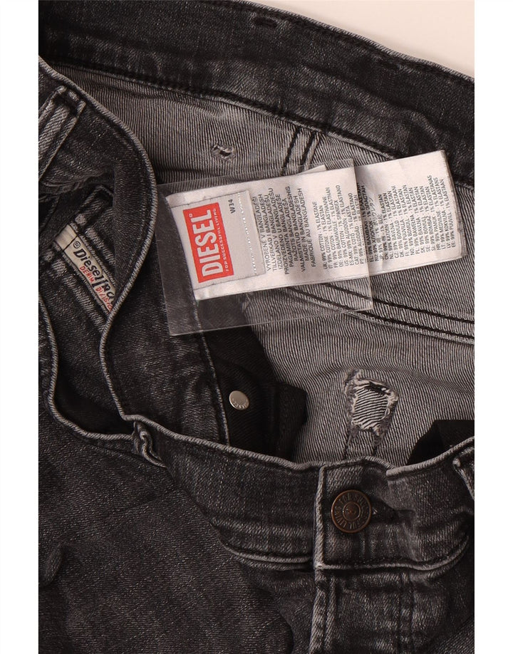 Męskie jeansy Diesel Slim W34 L33 Szara bawełna