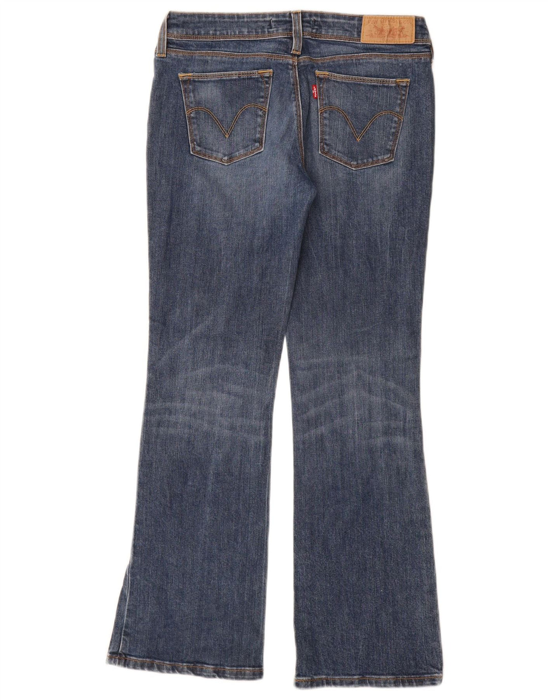 Damskie jeansy Levi's 572 Bootcut W30 L30 Niebieska bawełna