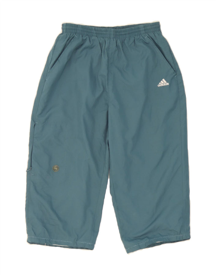 ADIDAS Boys Bermuda Sport Shorts 11-12 Years  Blue Polyester Vintage Adidas and Second-Hand Adidas from Messina Hembry 