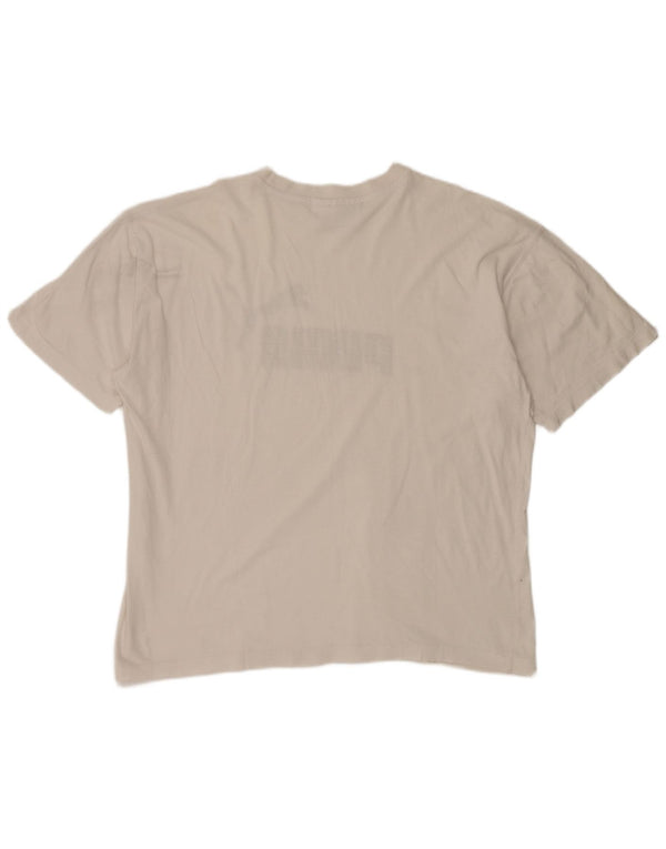 Męski T-shirt z grafiką PUMA, duży, biały