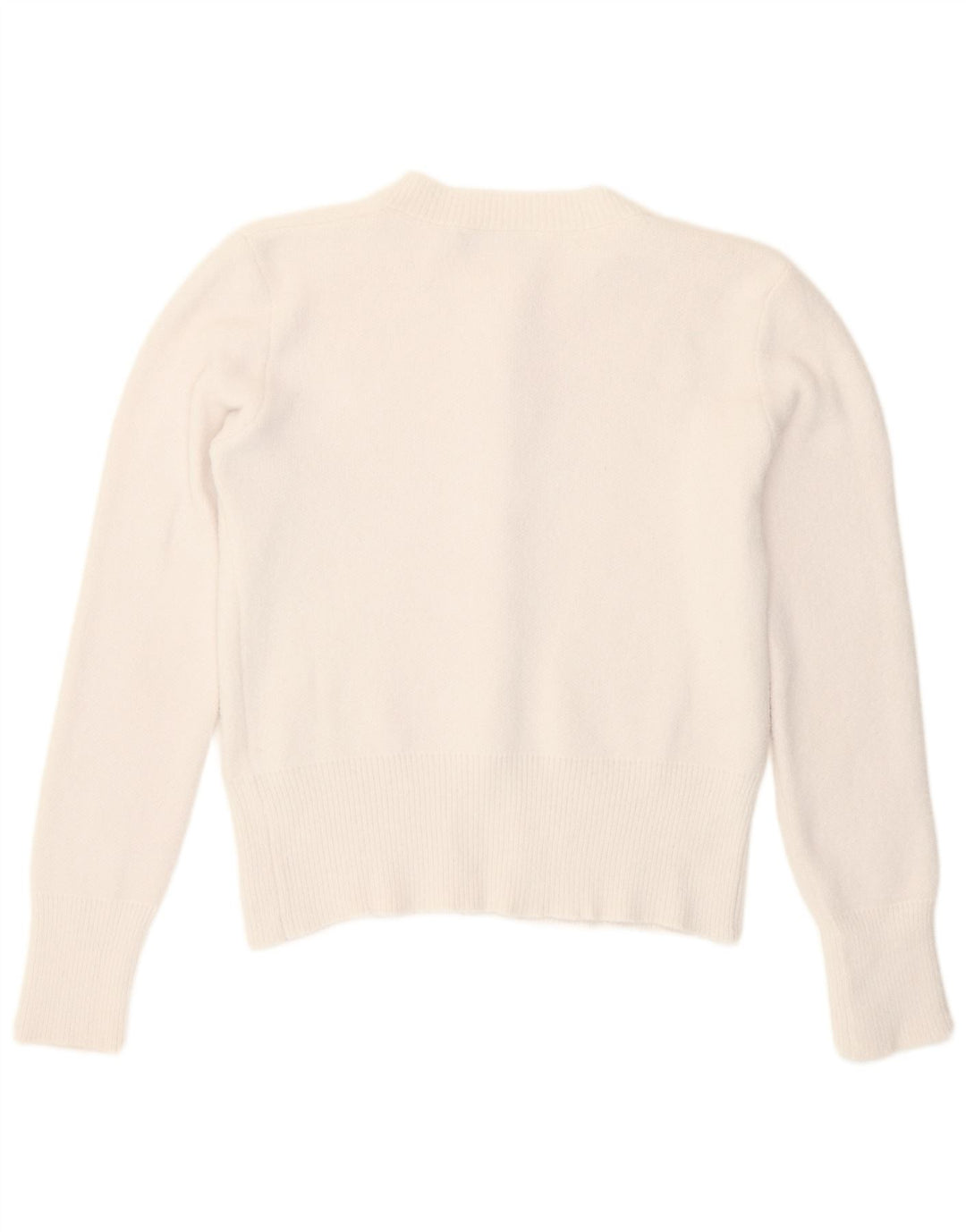 Sweter damski Zara Cardigan UK 14, duży, biały