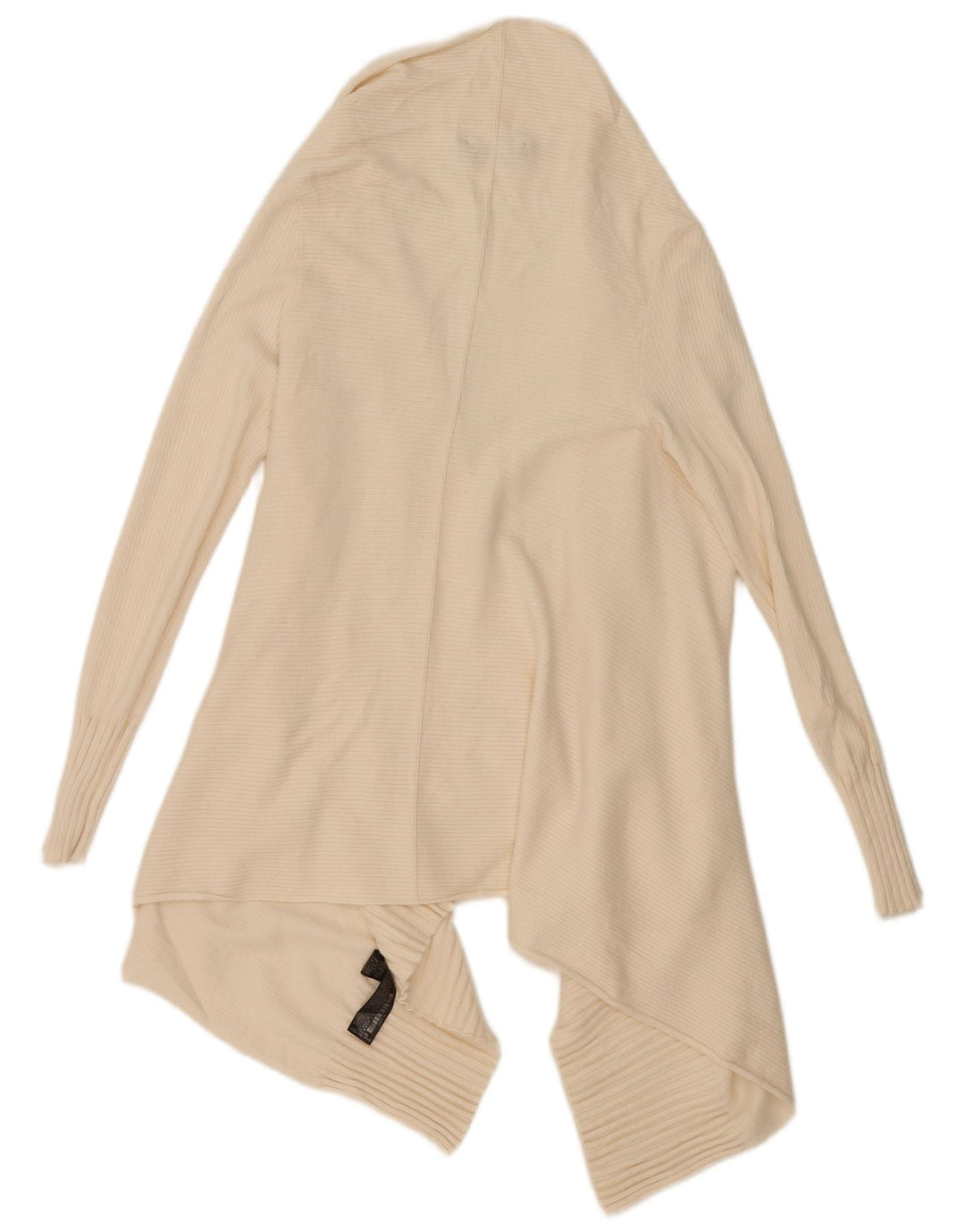 Damski sweter oversize z długimi rękawami i otwartym kardiganem Zara UK 10 Small Beige