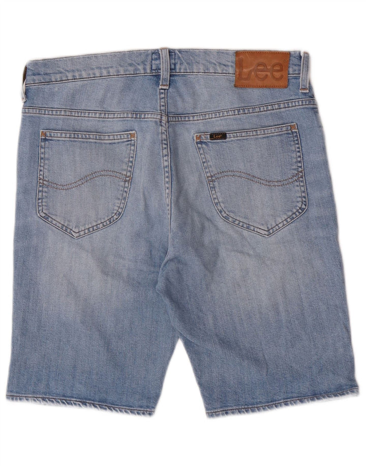 Męskie spodenki jeansowe Lee W30 w kolorze średnioniebieskim