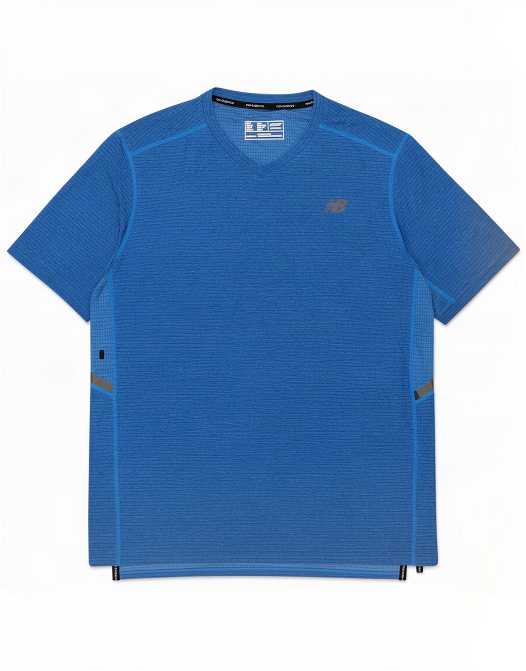 T-shirt męski New Balance, średni niebieski poliester