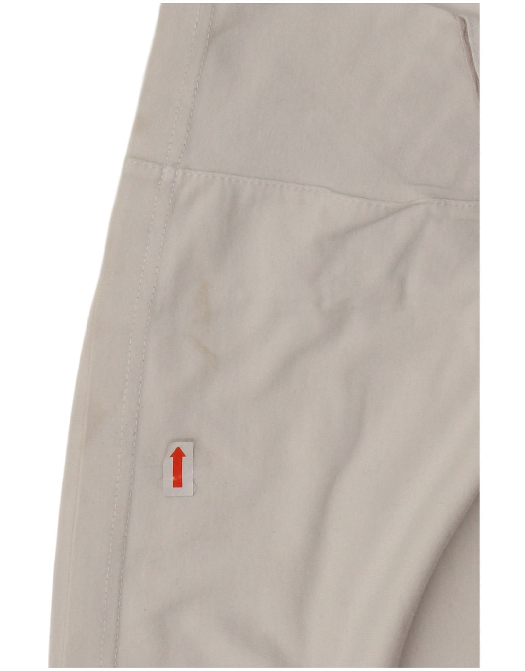 T-shirt damski ADIDAS Top UK 14, duży, bawełniany w kolorze złamanej bieli