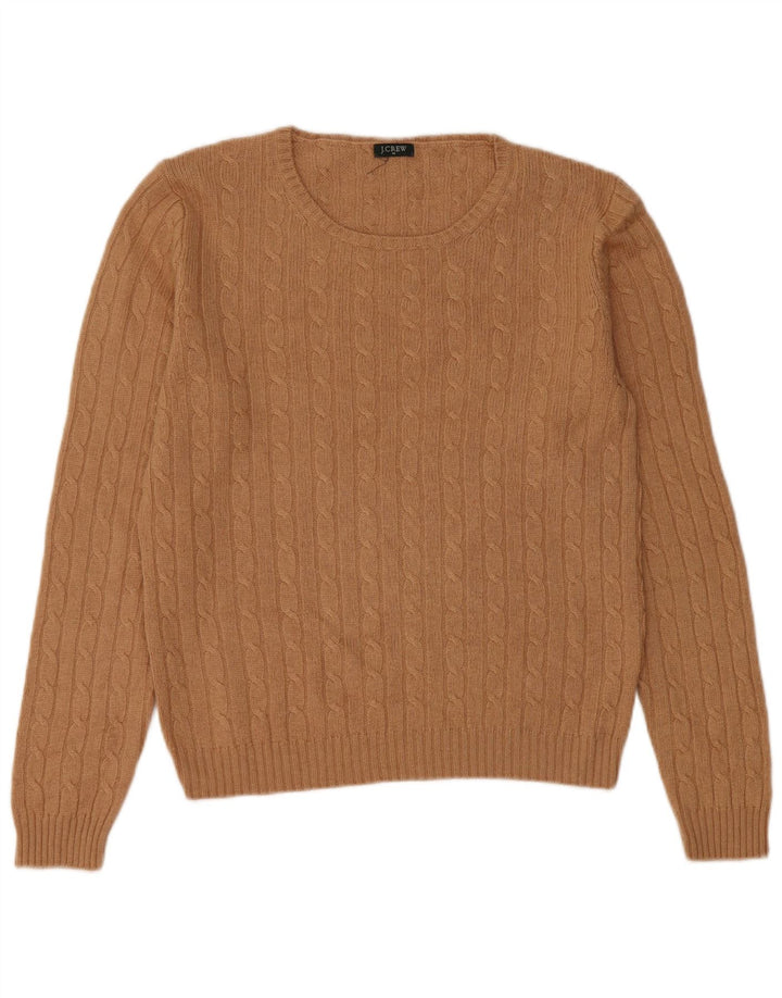 Damski sweter J. Crew z dekoltem w łódkę, UK 14, średni brąz