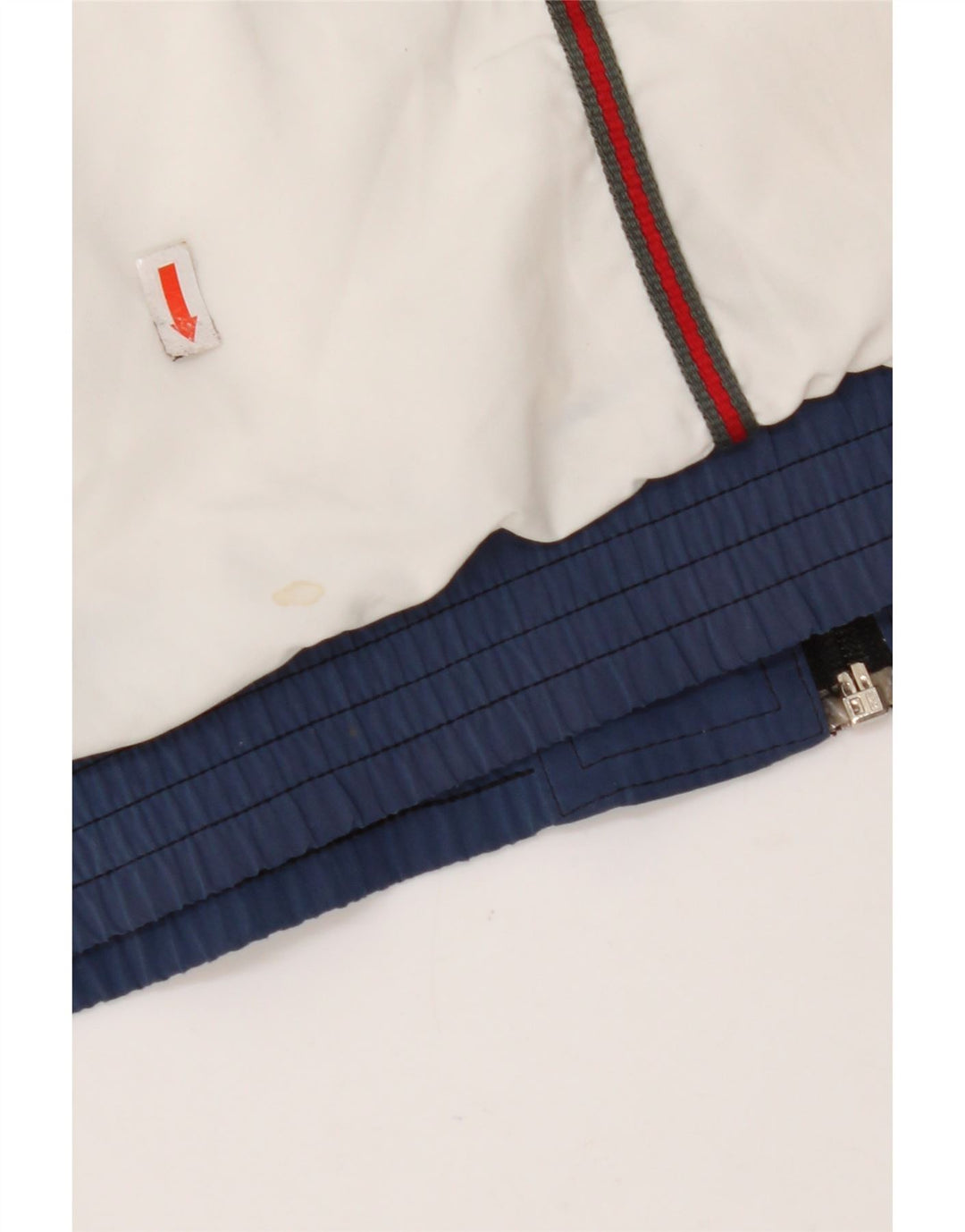 Męska kurtka dresowa LOTTO UK 36/38 Mały biały poliester w blokach kolorów