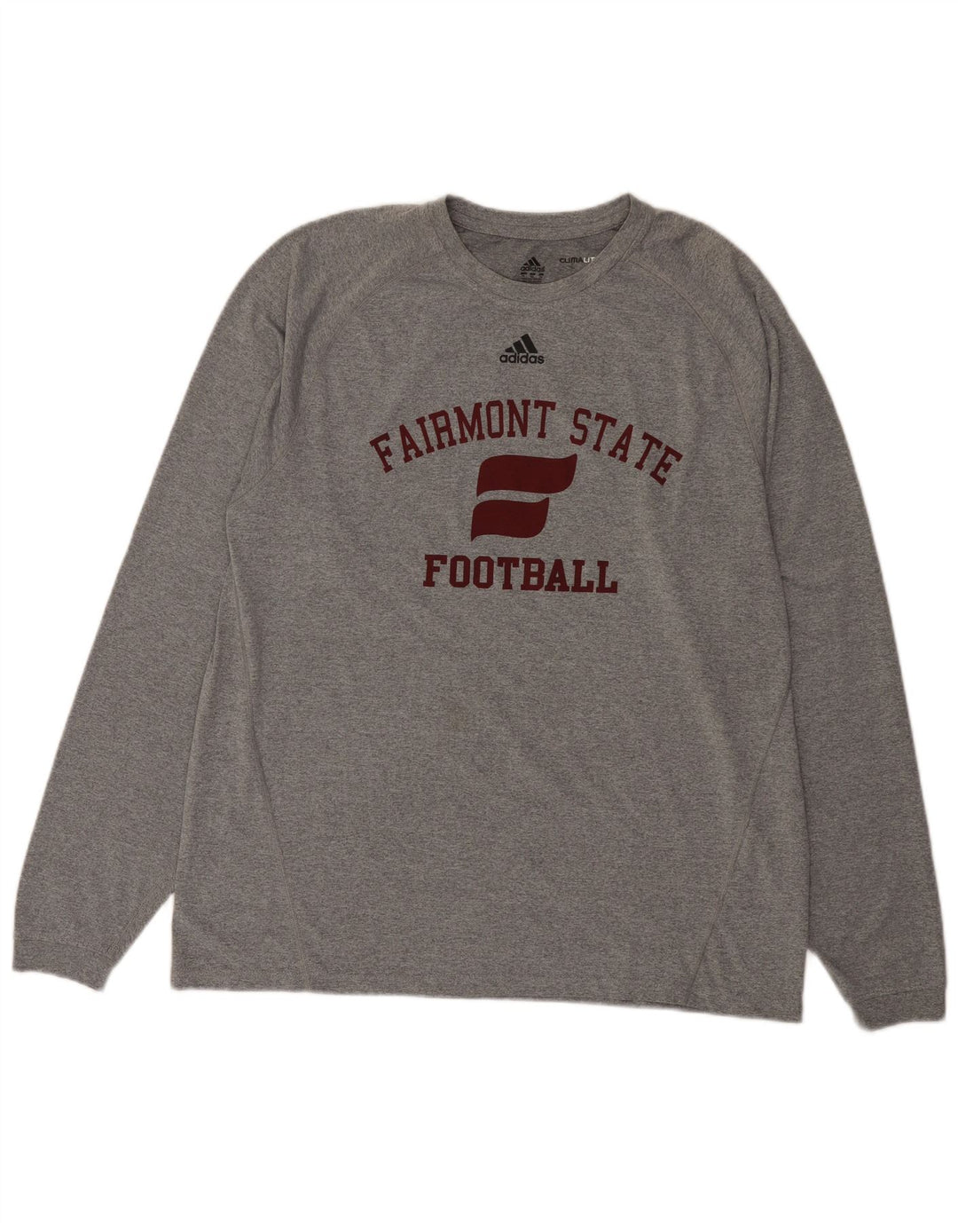 Adidas Męskie Fairmont Graphic Top z długim rękawem XL Szary poliester