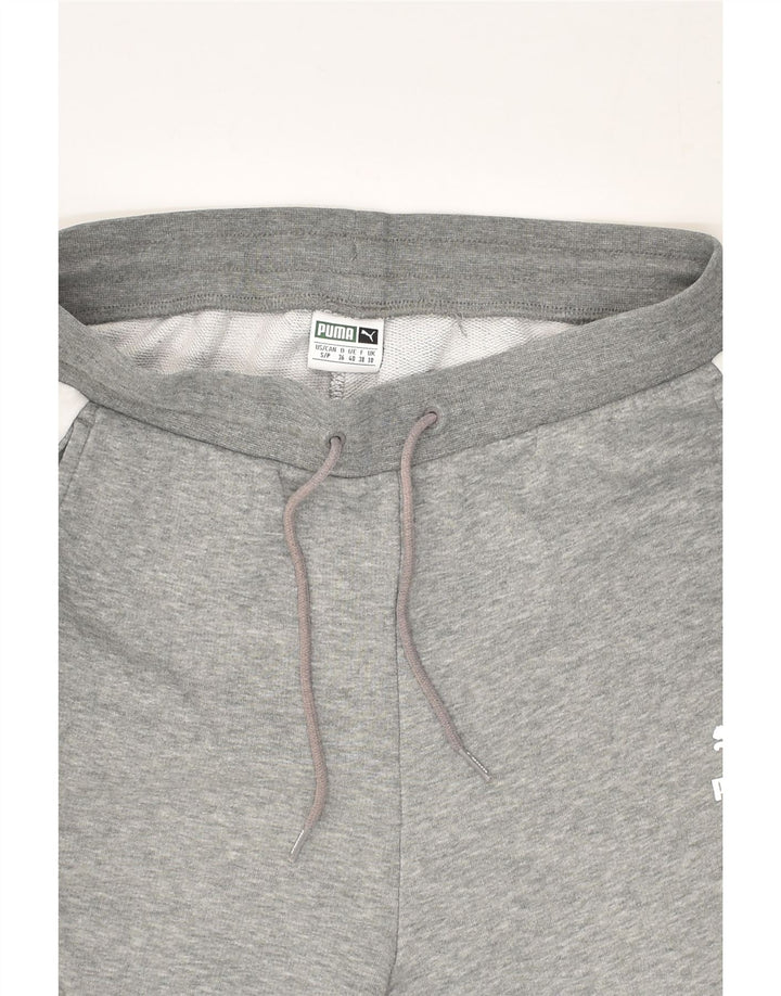 PUMA Womens Tracksuit Trousers UK 10 Small Grey | Vintage Puma | Thrift | Second-Hand Puma | Used Clothing | Messina Hembry 