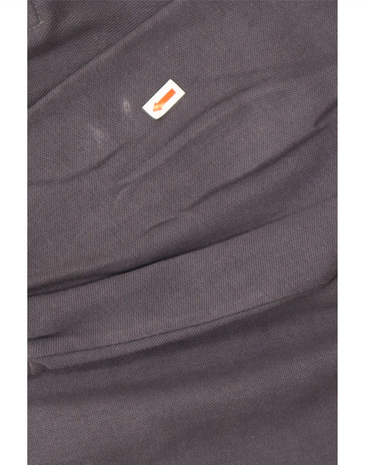 Męska koszulka polo z długim rękawem DIADORA IT 48 Średnioszara bawełna