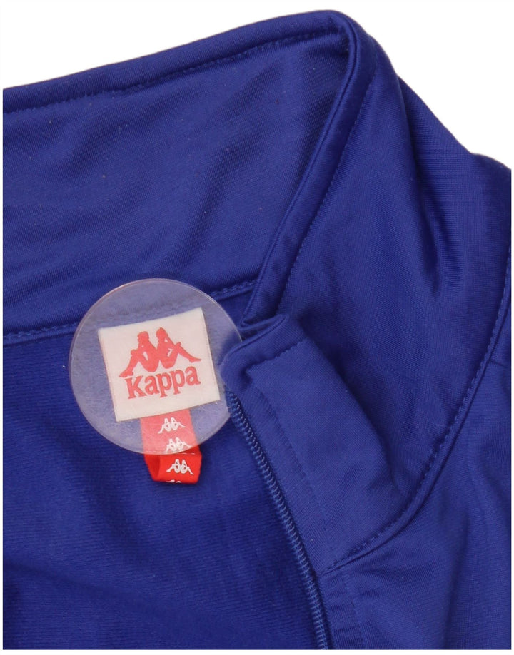 Męska kurtka dresowa Kappa z grafiką 2XL w kolorze niebieskim
