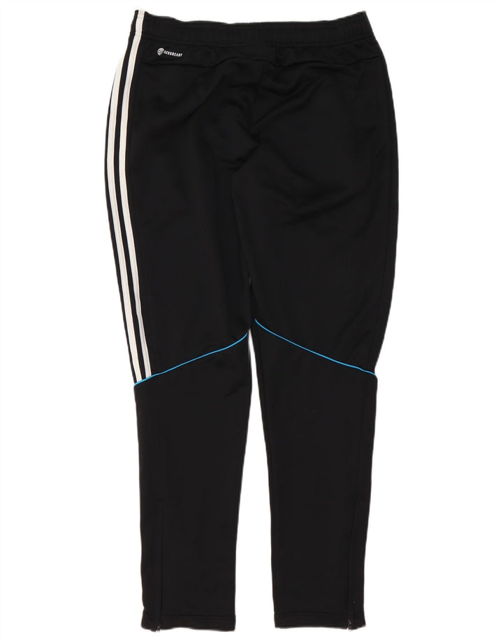 Męskie spodnie dresowe Adidas Aeroready, średni czarny poliester