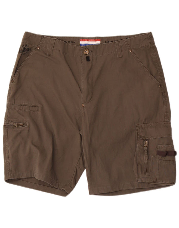Męskie spodenki cargo Issa, duże, W36, khaki