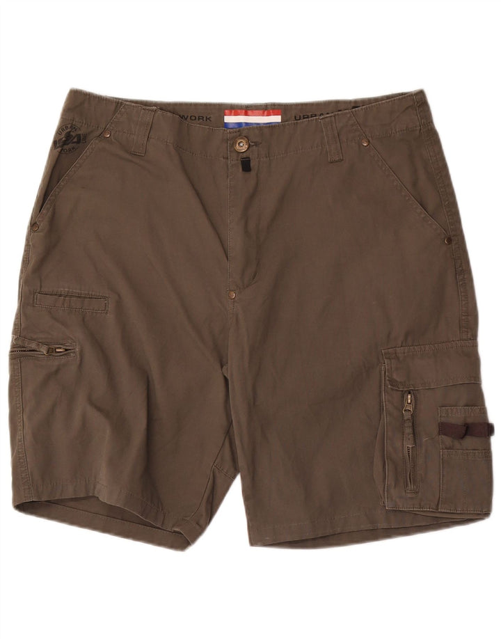 Męskie spodenki cargo Issa, duże, W36, khaki