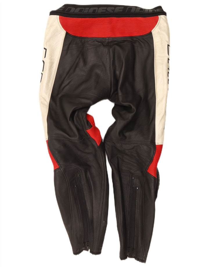 Dwuczęściowy zestaw graficzny męski Dainese Rozmiar 50 Mały W34 L28 Czarny Biker