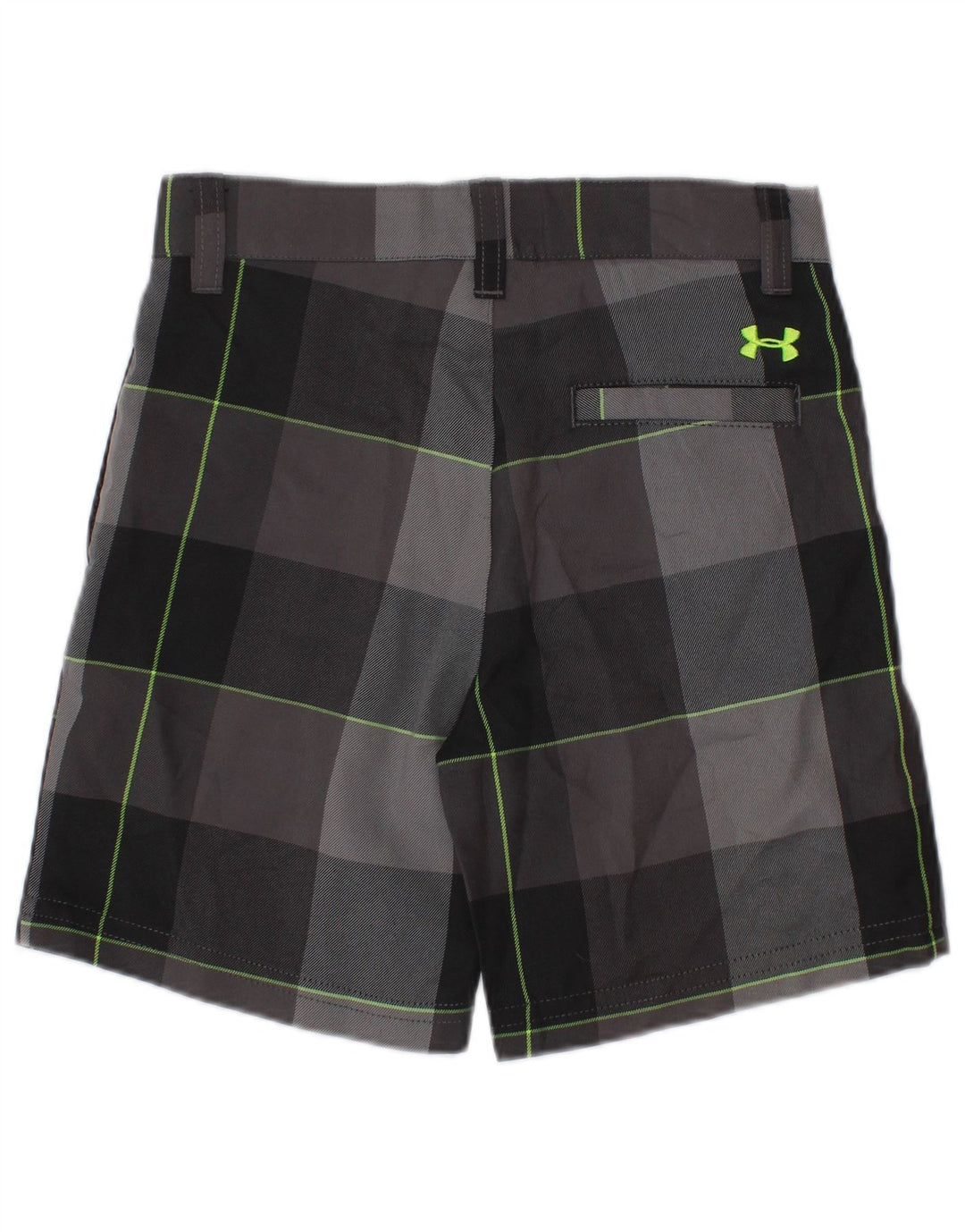 Spodnie Chino dla chłopców Under Armour 18-24 miesięcy W20, szary, poliester w kratę