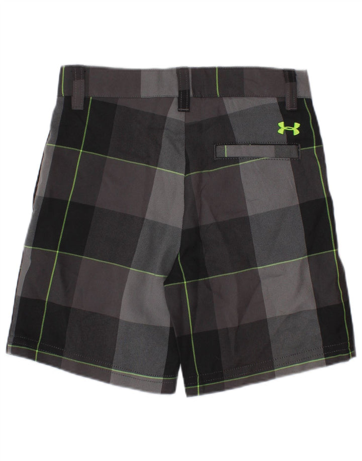Spodnie Chino dla chłopców Under Armour 18-24 miesięcy W20, szary, poliester w kratę