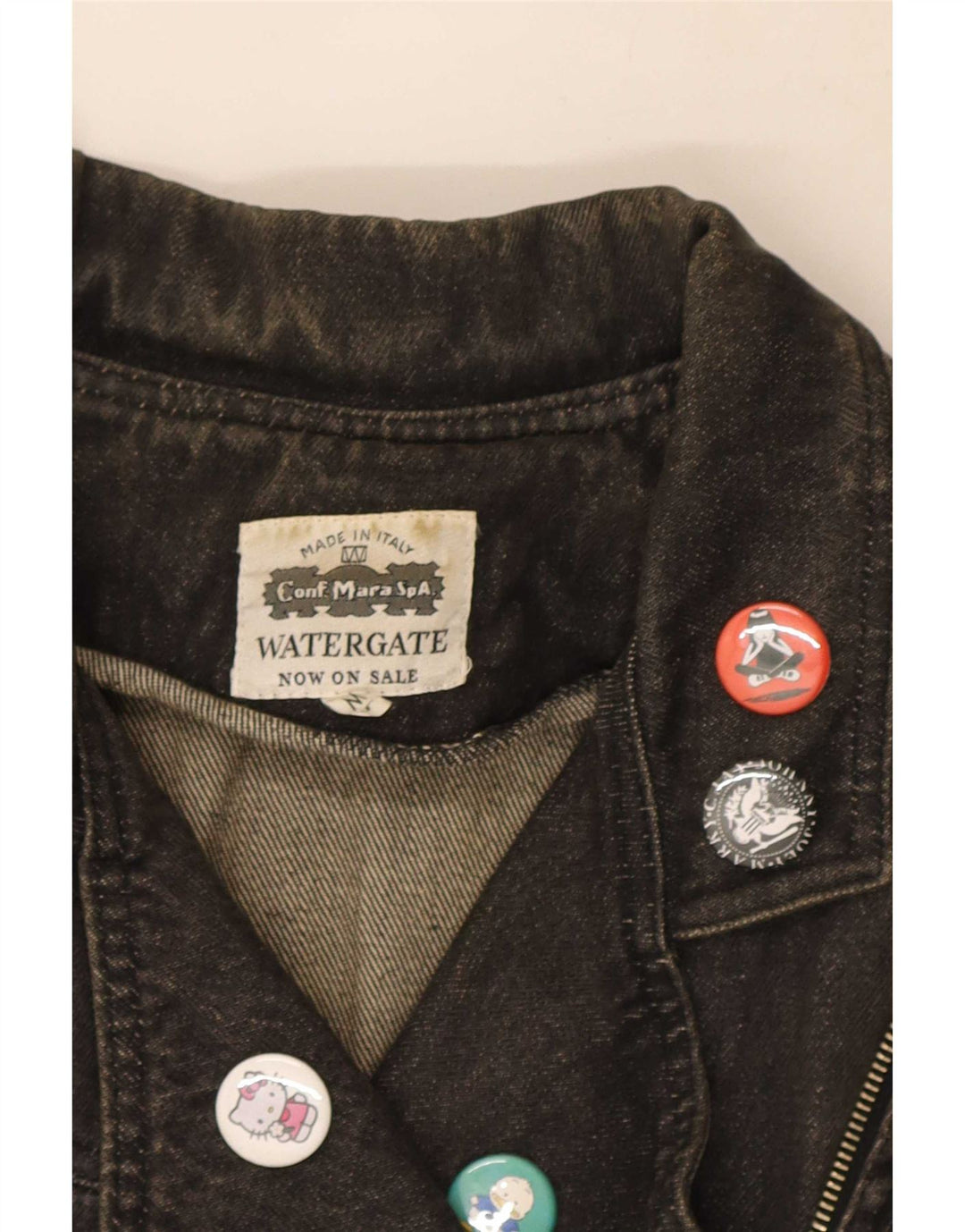 Damska kurtka motocyklowa typu oversize w stylu vintage, oversize UK 14, średnia czarna bawełna