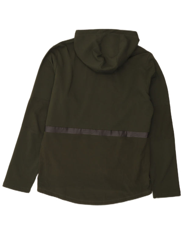 Męska kurtka wiatrówka z kapturem Under Armour Cold Gear UK 40, duża, khaki