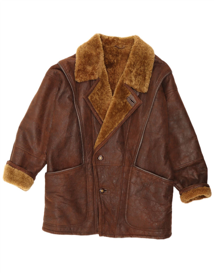 Kurtka męska Vinci Shearling UK 40 Large Brown Shearling