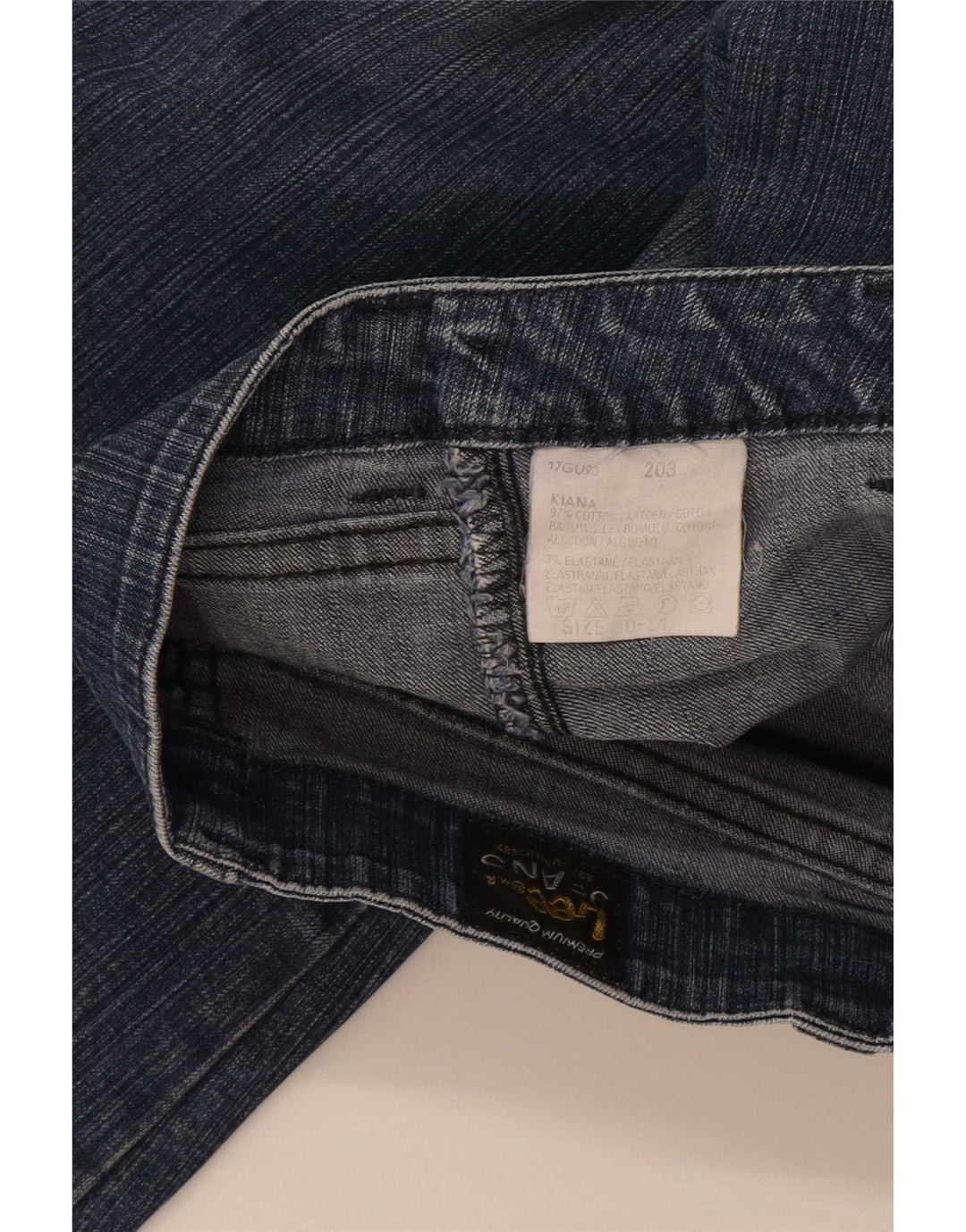 Damskie jeansy Lee Kiana Flared W30 L31 Niebieskie bawełniane