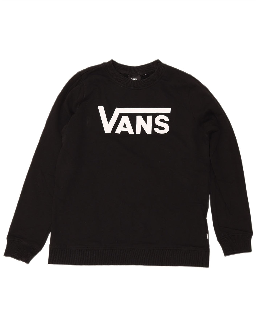 Damski sweter z grafiką VANS UK 14, średni czarny, bawełniany