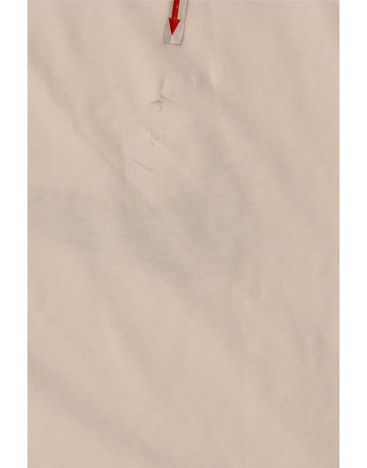 Męska koszulka z grafiką Nike, średnia, biała bawełna