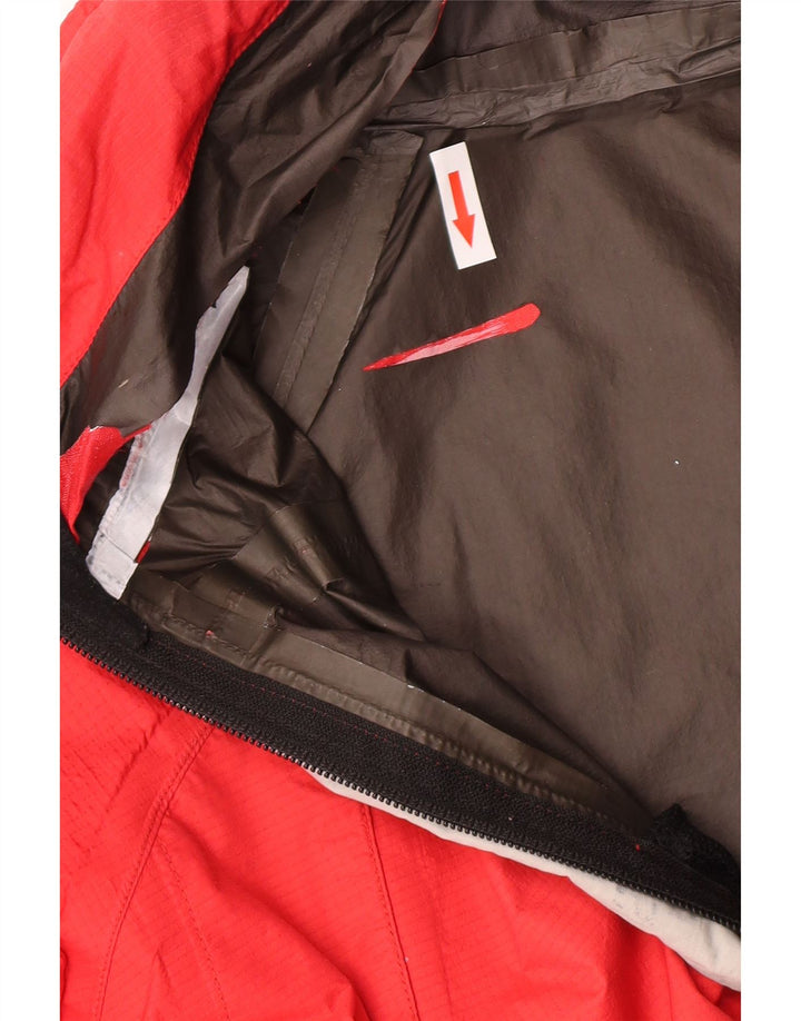 Męska kurtka przeciwdeszczowa z kapturem Berghaus UK 38 Średni czerwony nylon