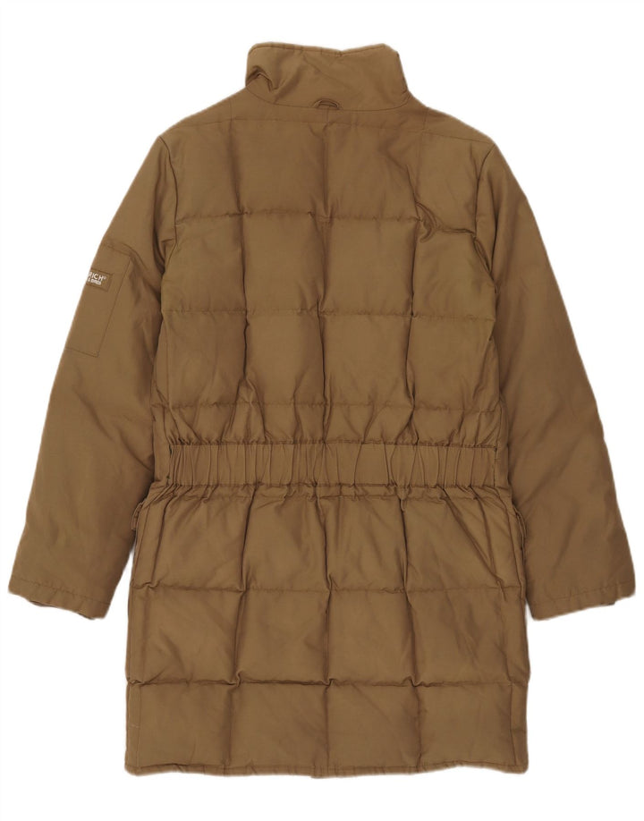 Damski płaszcz puchowy Woolrich UK 10 Small Beżowy Nylon