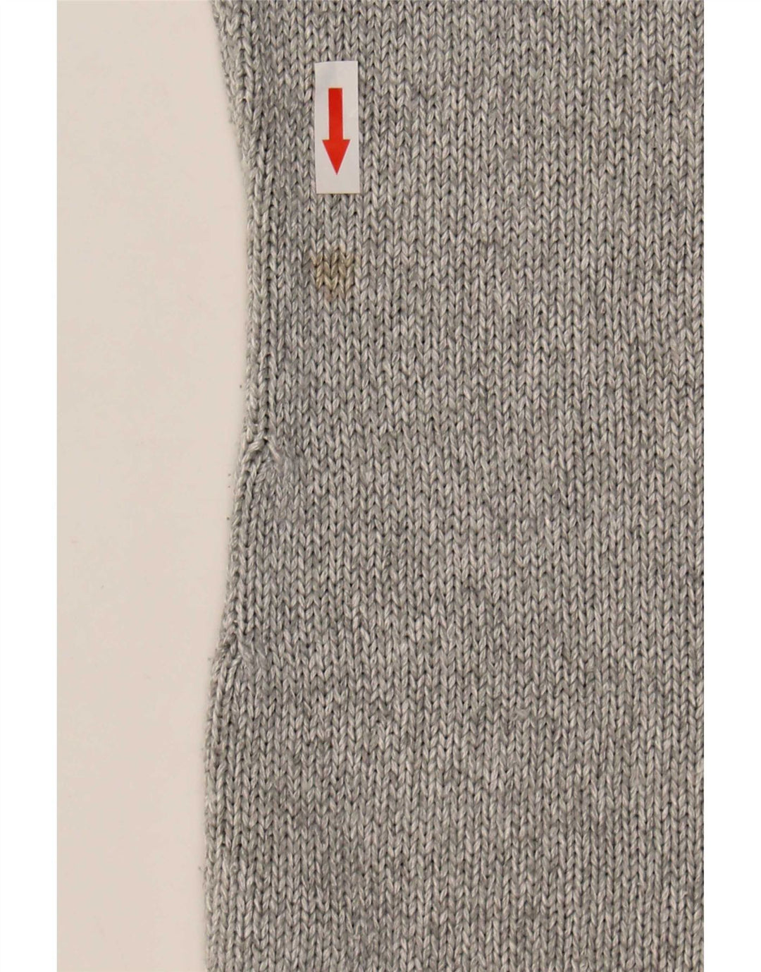Damski sweter Massimo Dutti z krótkim rękawem i dekoltem w kształcie litery V, UK 10, mały, szary