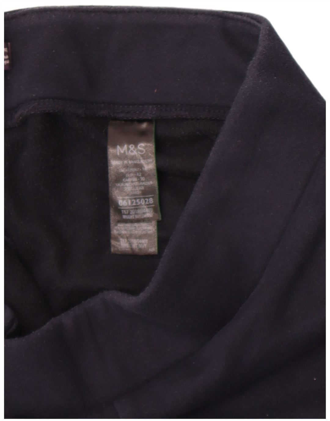 Legginsy damskie Marks & Spencer UK 14, duże, granatowe, poliestrowe