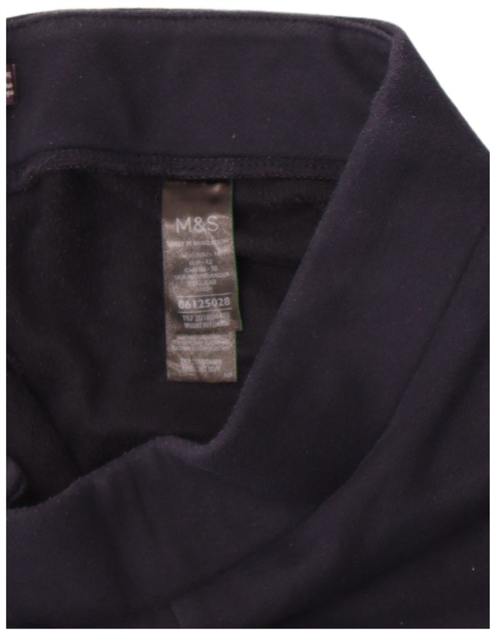 Legginsy damskie Marks & Spencer UK 14, duże, granatowe, poliestrowe