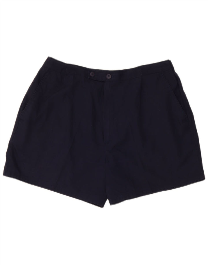 Męskie spodenki chino w stylu vintage W30 Średni granatowy poliester