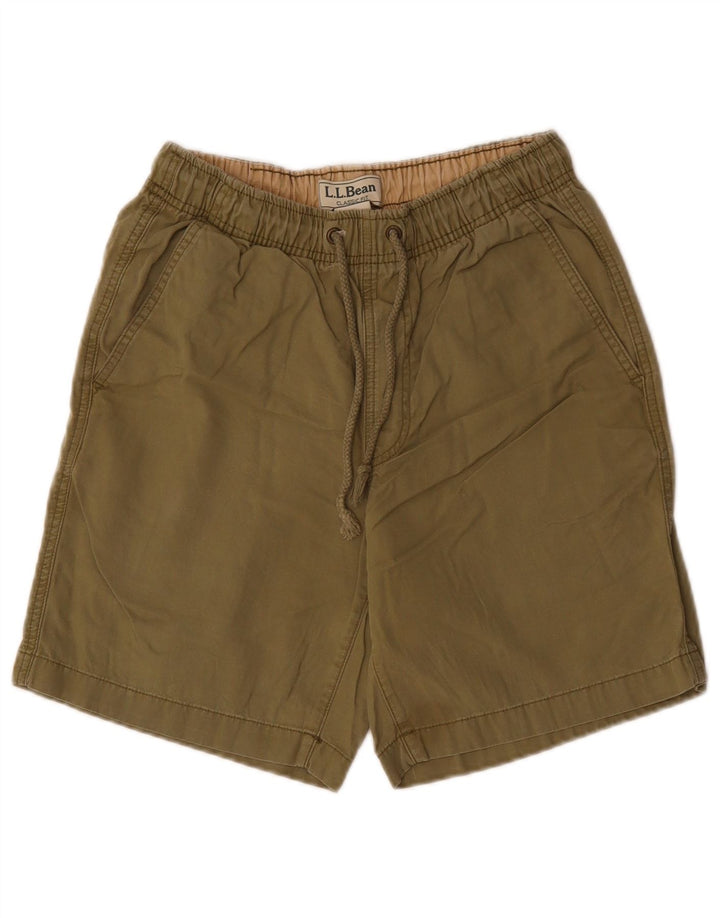 Męskie spodenki L.L.Bean o klasycznym kroju, małe, W27, z bawełny khaki