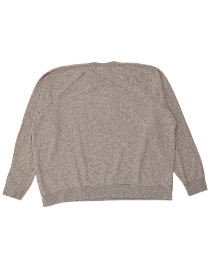 Damska bluza oversize Nike UK 20 2XL Szara, nakrapiana bawełna