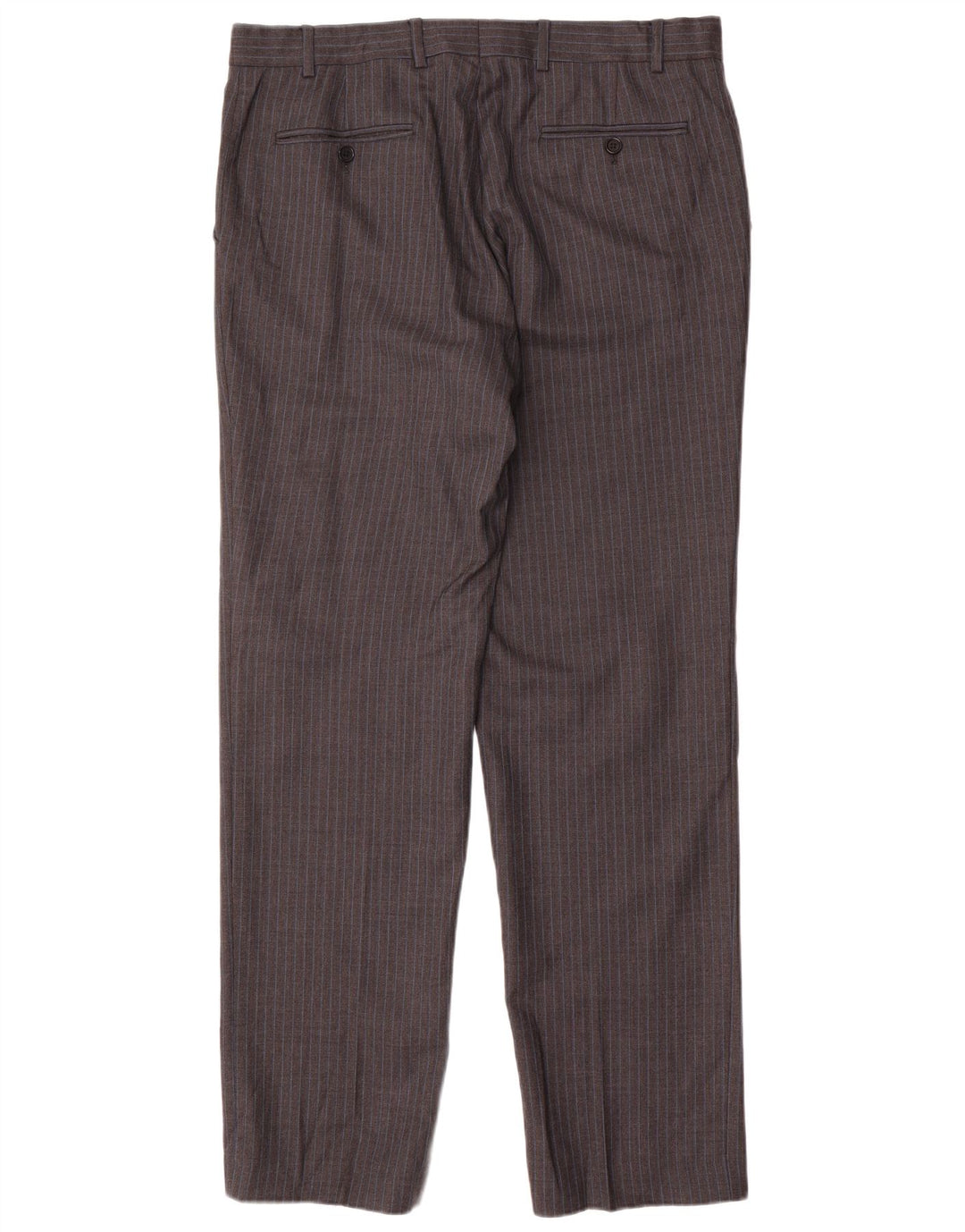 Jaeger Męski 2-częściowy garnitur zapinany na 2 guziki UK 42 XL W36 L34 Szary Prążki Klasyczny