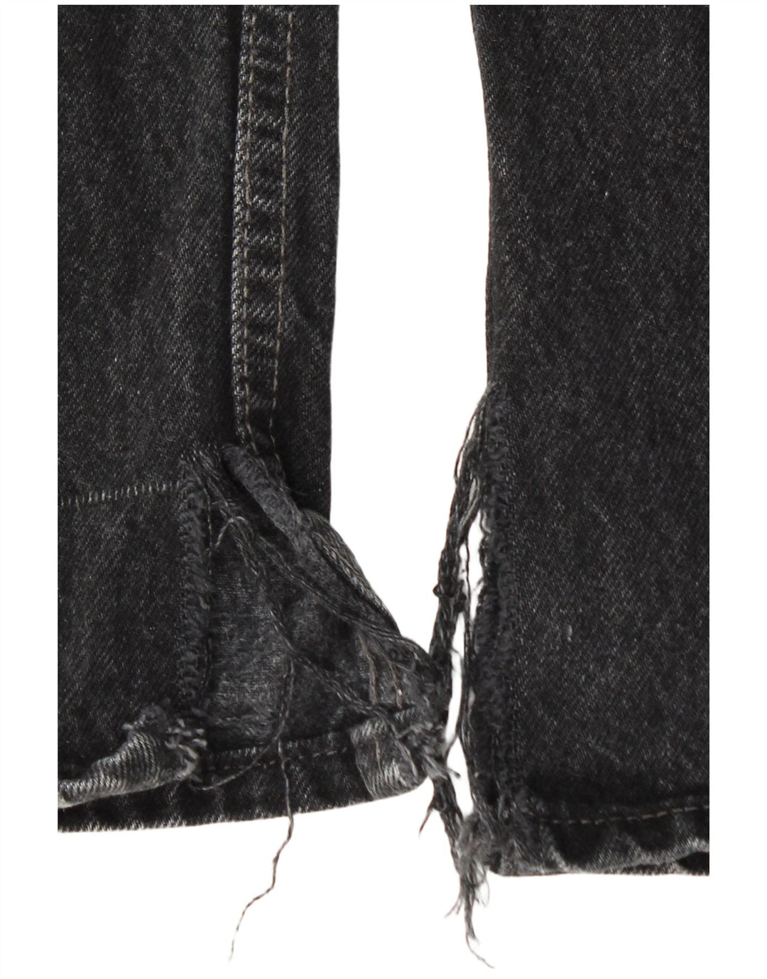 Damskie dżinsy Levi's 501 Straight W28 L30 Czarna bawełna