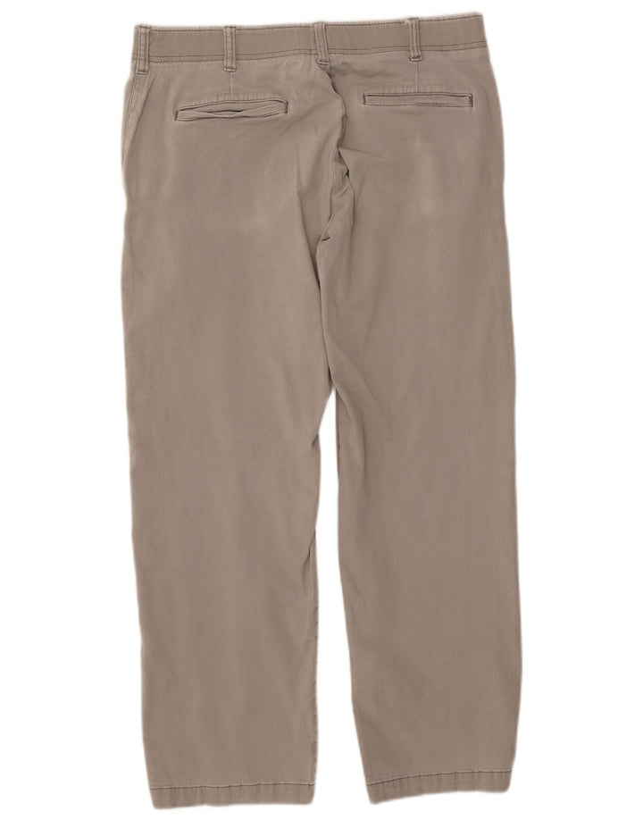 Męskie spodnie typu chino X-treme Comfort LEE W34 L30, szara bawełna