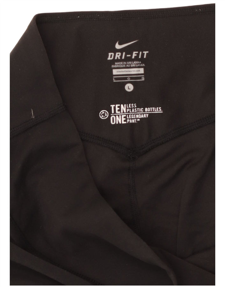 Damskie spodenki sportowe NIKE Dri Fit Bermudy UK 16, duże, czarne