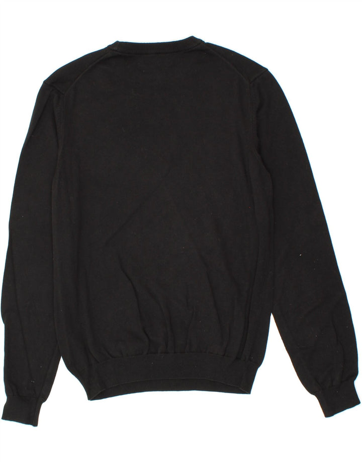 REPLAY Mens Crew Neck Jumper Sweater Medium Black Cotton Vintage Replay and Second-Hand Replay from Messina Hembry 