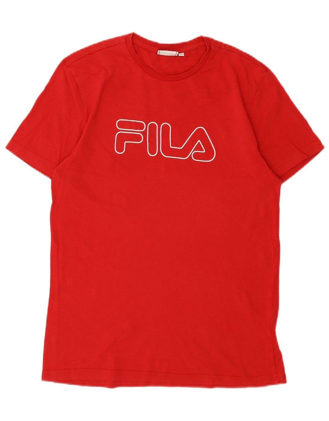 Męska koszulka z grafiką FILA Top XS, czerwona