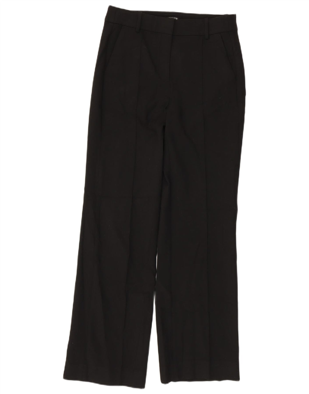 Damskie proste spodnie chino J. CREW US 6 Medium W30 L31 Czarny poliester