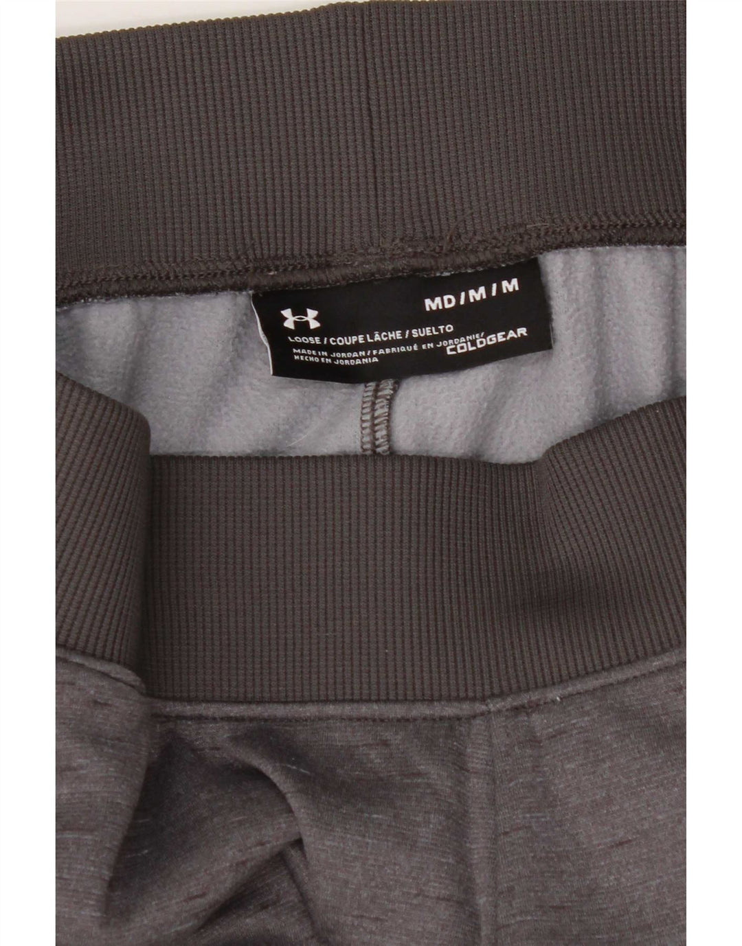 Męskie spodnie dresowe Under Armour Cold Gear, średnioszare, nakrapiane
