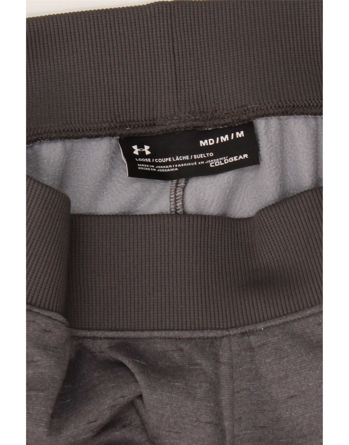Męskie spodnie dresowe Under Armour Cold Gear, średnioszare, nakrapiane