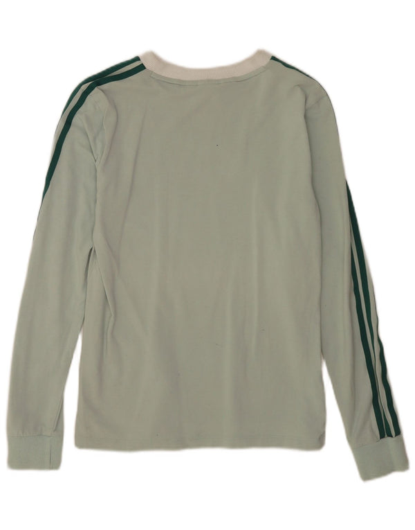 Damska koszulka Adidas z długim rękawem UK 10, mała, zielona
