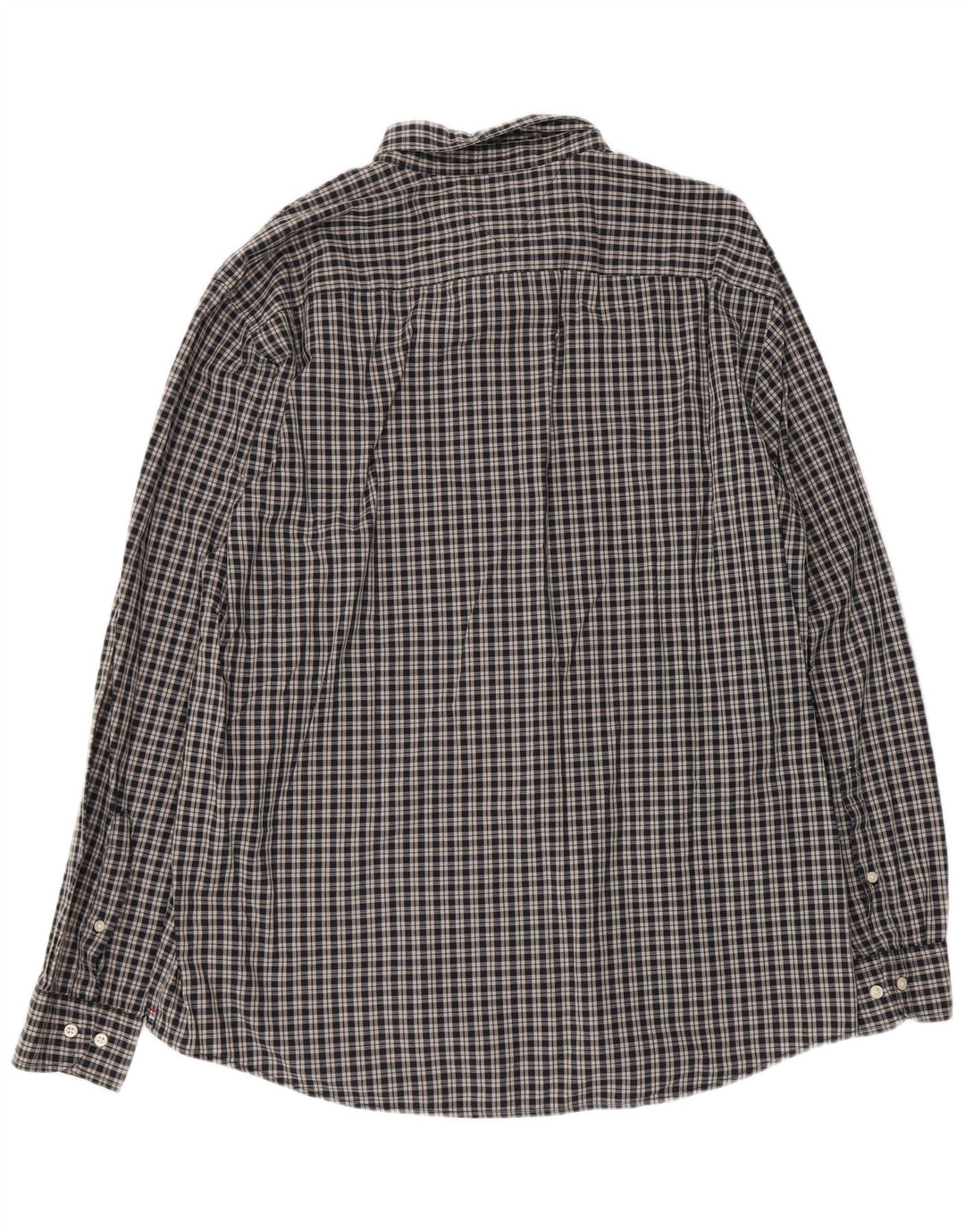 Koszula męska Tommy Hilfiger o regularnym kroju 2XL, bawełniana w szarą kratkę